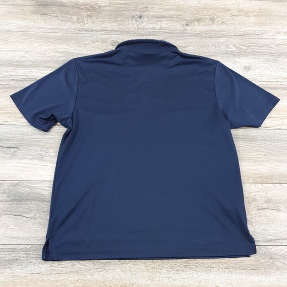 Jack Nicklaus Golf Large Short Sleeve Shirt Men Sport Casual Polyester Blue Soft - Picture 8 of 11